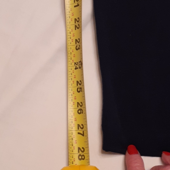 🔥Mixed Print Blouse, Lg. Pants  Navy Blue. OS - Picture 8 of 12